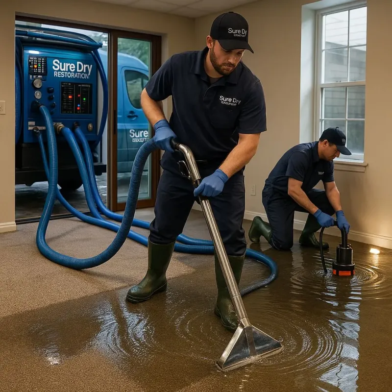 Water Extraction and Removal process in Centerville, TN